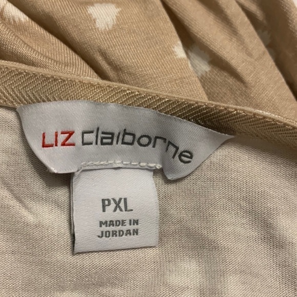 Liz Claiborne Petite Plus Long Sleeve Top - Picture 5 of 7